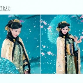梦雪倚梅