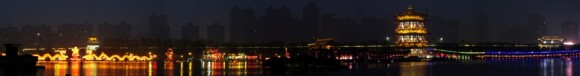 卡片机手持拍夜景