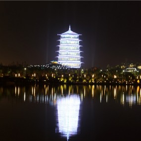 世园会夜景