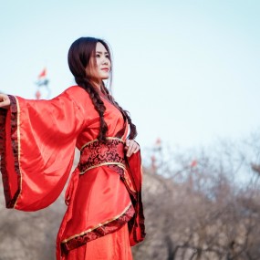妹子很美哦